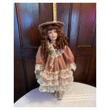 Ceramic Doll on Stand