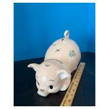 Antique Piggy Bank tail repaired