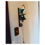 Rooster Dinner Bell Cast Iron