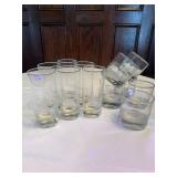 Glasses Etched with Wildlife