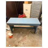 Blue Bench 34 x 24 x 16