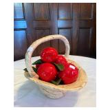 Basket of Apples (Ceramic)