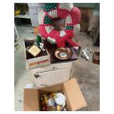 Christmas wreath, box lot