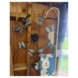 Holiday decor, storage box, whirly gig