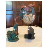 Metal Rooster, Ceramic Rooster, misc