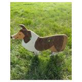 Collie yard decor