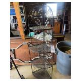 Corner shelf metal 60" x 19" x 30 1/2"