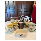 Chicken Mugs, Glasses, Microwave Dish