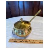 Brass Honey Pot with dipper