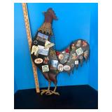 Metal Chicken Magnet Board