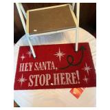 Christmas Rug, Step Stool