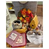 Chicken Figurines, Cow Planter, See Description