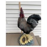 Plastic rooster 31"