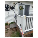 Shepards hook, flagpole