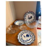 Rooster Plates, Japanese Bowl, Salad Bowl
