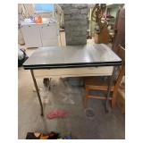Enamel Kitchen Table with Leaves