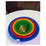 Colorful Pyrex Nesting Bowls