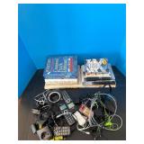 Books, wire, remote control