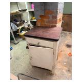 Cabinet, Wooden Box and Contents