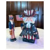 Patriotic Figurine and Candleholder