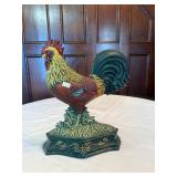 Rooster Doorstop Cast Iron