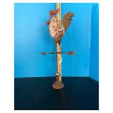 Rooster Weathervane on a Stand