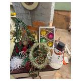 Christmas Items, metal Snowman