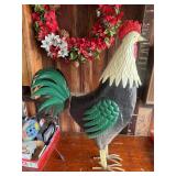 Metal rooster 36"