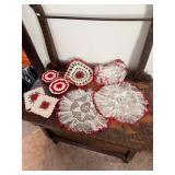 Red & White embroidery