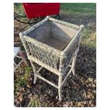 Wicker planter