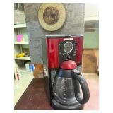 Red "Mr. Coffee" Coffee Maker