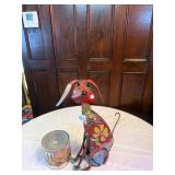 Tramp Art Dog, Decorative Tin