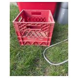 Tote lot, milk crate