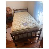 Twin bed & mattress set