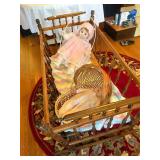 Rocking Cradle with 2 Dolls