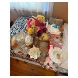 Glass Lot, Basket of flowers