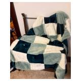 Heavy Emerald Green Throw 60 x 80