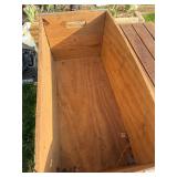 Miller Brewing Company wooden crate