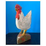 Wooden Rooster 19"