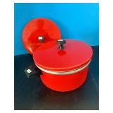 Sears Red Pot w/ extra lid