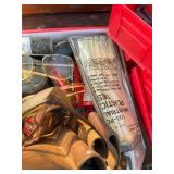 tool pouch, c clamp, pop rivet set