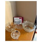 Bowls, Assorted Glass, 2 Mikasa pieces
