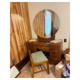 Waterfall Vanity and Chair