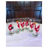 Stretched-Rooster Glasses