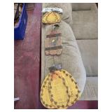 Welcome pumpkin sign