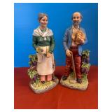 "The Harvesters" 14036-01 Home Interior Couple 12"