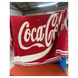 Coca Cola lap throw 86" x 72"