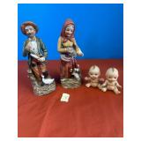 Home Interior #1417 and S & P Babies, no stoppers