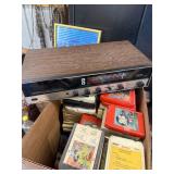 8 track tapes & player