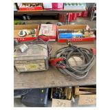 Sears battery charger, jumper cables